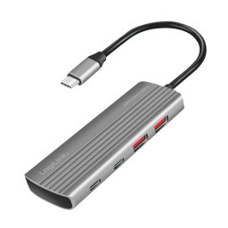 UA0413, 100 W, Ultra-Slim, 2 x USB-A, 2 x USB-C, cu PD, Gri