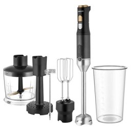 Blender de mana Blender de Mana, SHB6442BK 4-in-1, 1200 W, Bol 0.8 L, Continuu + Turbo viteze, Negru