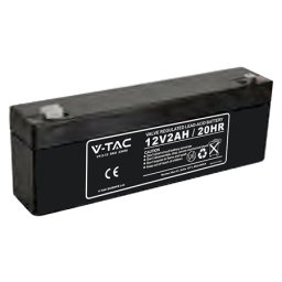 Acumulator gel plumb 12V 2Ah, terminal T1, V-Tac SKU-23450