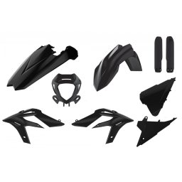Kit plastice POLISPORT enduro Negru pentru BETA Xtrainer 250 2020-2022, BETA Xtrainer 300 2020-2022