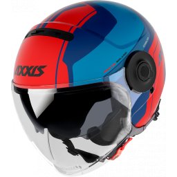 JET helmet AXXIS RAVEN SV ABS milano matt blue red XL