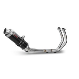 Sistem de evacuare complet 2x1 MIVV GP Steel Black d105