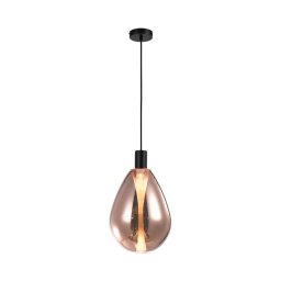 Lustră pe cablu DENSO 1xG9/5W/230V Ø 20 cm cupru/negru