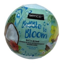 Bomba de baie efervescenta, Sence Beauty, Tropical Joy and Coconut, 120g