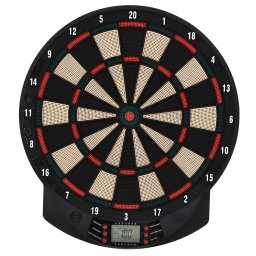 Tinta electronica darts 44x39.5x2.2 cm, 26 jocuri, 8 jucatori, ecran LCD, efecte sonore, PP, multicolor - Verificat A · Re-Bloom