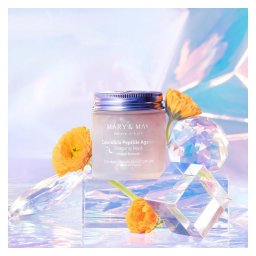 Mary & May Calendula Peptide Ageless Sleeping Mask Masca de fata de noapte cu galbenele si peptide 110 g