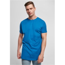 În formă lungă Turnup Tee Sporty Blue