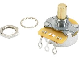 Fender Pure Vintage 250K Solid Shaft Potentiometer with Mounting Hardware