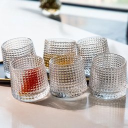 Set 6 Pahare whiskey Deluxe Rotating Diamond