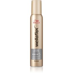 Wella Wellaflex Shine & Hold spuma pentru stralucire 200 ml