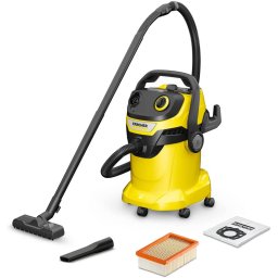 Aspirator Umed/Uscat Karcher WD 5 V-25/5/22 Putere Aspirare 280W 25L Galben
