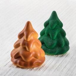 Brad Craciun Zapada Mini 3D O9.5xH12 cm - Kit Matrite Plastic 1 Subiect
