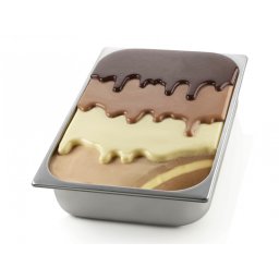 Forma Silicon IceCream - Choco Gel - Set 2 x forme 28.6 x 22.3 x H 2.3 cm