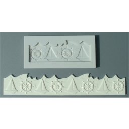 Mulaj Silicon Bordura Decor Nautic, 10.5x3.6 cm