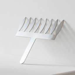 Spatule Inox Decor Ciocolata - Frunza model S, H 6 cm, 8 tije