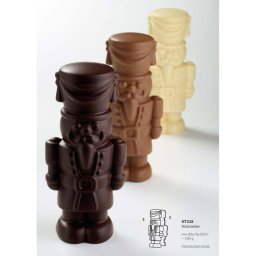 Spargatorul de Nuci 3D 9 x 7 x H 20 cm, Set Matrite Plastic 2 Subiecte Ciocolata