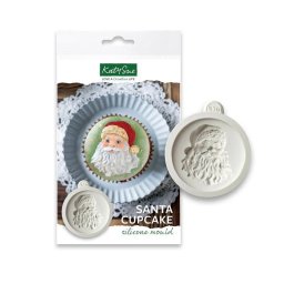 Mulaj Silicon Craciun - Decor Top Cupcake Cap Mos Craciun O 6 cm