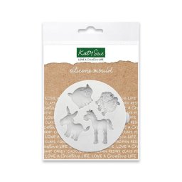 Mulaj Silicon Animale de Ferma, 4 Subiecte O 2.2 - 3 cm