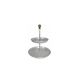 Suport Bufet, Candy Bar TUTTI FRUTTI,O 22-16 x H 32 cm, Aluminiu si Bronz