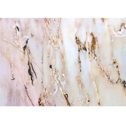 Pasta Zahar imprimata, Nunta Model Marmorat Roz si Auriu, 60x41 cm, Set 4 Buc