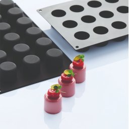 Forma Silicon Cilindru O 3.2 x H 3 cm, 18 cavitati, 24 ml