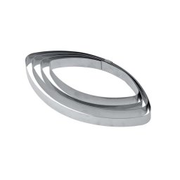 Rama Inox Elipsa 11 x 20.5 x H 2 cm