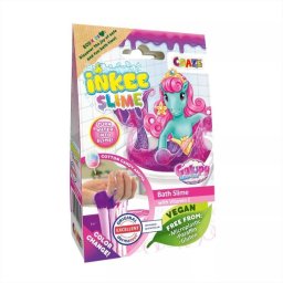 Inkee: Slime de baie vegan cu sirena Galupy – Parfum de vată de zahăr