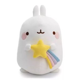 Nici: Molang, iepuraș de pluș cu stea - 16 x 11 cm