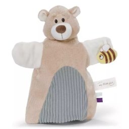 My First Nici: 2 în 1 păturică și marionetă de mână – ursuleț