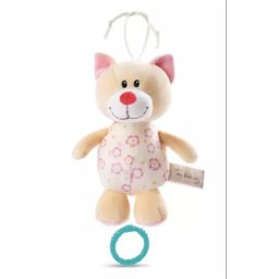 Prima mea Nici: Jucărie muzicală pisică - 18 cm