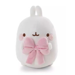 Jucărie de pluș Molang, iepuraș cu fundiță – 24 cm