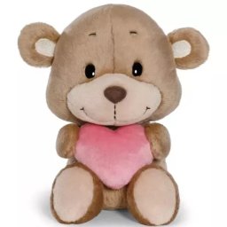 Nici: Ursuleț de pluș cu inimioară - 22 cm