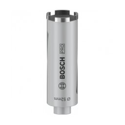 Bosch - PRO Core Cutter dry - Carota beton cu coroana diamantata, 52x150 mm, gaurire uscata, filet G 1/2 inch