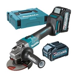 Makita - GA023GM201 XGT - Polizor unghiular cu 2 acumulatori, Li-Ion, 40 V, 4 Ah, 125 mm, valiza speciala
