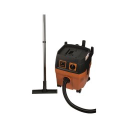 Aspirator profesional umed/uscat 1380W, aspirare uscată și umedă, recipient 25L, filtru HEPA, priză scule electrice, furtun antistatic, 220-240V