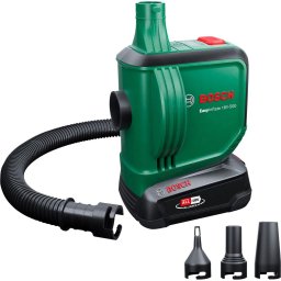 Suflanta frunze Pompa de aer cu acumulator EasyInflate, 3 kPa, 530 l/m, furtun 0.5 m, 3 duze aer, 1 x acumulator 18V, 2.0 Ah