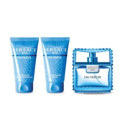 Set Versace Man Eau Fraiche Barbati Apa de toaleta 50 ml + Gel de dus 50 ml + After shave balm 50 ml