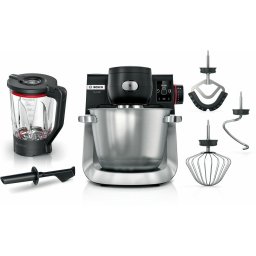 Robot de bucatarie Serie 6, 1600 W, 5.5 l, Inox/Negru