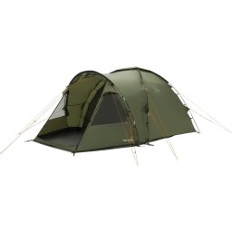 Easy Camp Kinn 4 Dome Tent (olive green, with tunnel extension, model 2025)