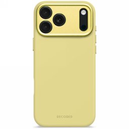Husa Decoded AntiMicrobial Silicone Backcover MagSafe for iPhone 17 Pro Max - Yellow