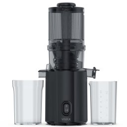 Storcator Storcator de fructe SJ-300B Slow Juicer, prin presare lenta la rece, putere 300W, Negru