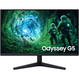 Monitor Gaming LED SAMSUNG Odyssey G5 LS27FG530EUXEN, 27" QHD IPS, 200 Hz, 1 ms, Black