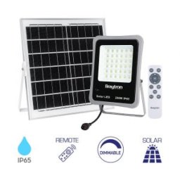 Proiector solar 6500K 200W Alb Rece