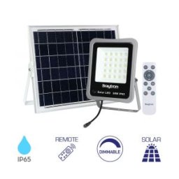 Proiector solar 6500K 50W Alb Rece