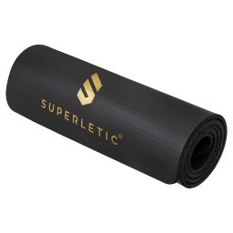 Capital Sports Deva saltea pentru gimnastică, 180 × 1,0 × 60 cm, spumă NBR, antiderapantă, inclusiv curea pentru transport (SPL1-DevaMatBK1cm)