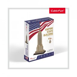 Cubic Fun - Puzzle 3D Empire State Building (Nivel Mediu 54 Piese)