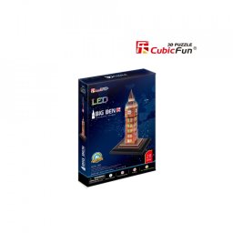 Cubic Fun - Puzzle 3D Led Big Ben 28 Piese