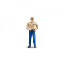 Bruder - Figurina Barbat Cu Pantaloni Albastri
