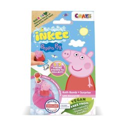 Craze - Bila de baie Inkee cu surpriza figurina stampila Peppa Pig