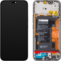 Display cu Touchscreen Honor 400 Lite, cu Rama si Acumulator, Gri (Velvet Grey), Service Pack 0235ANTA